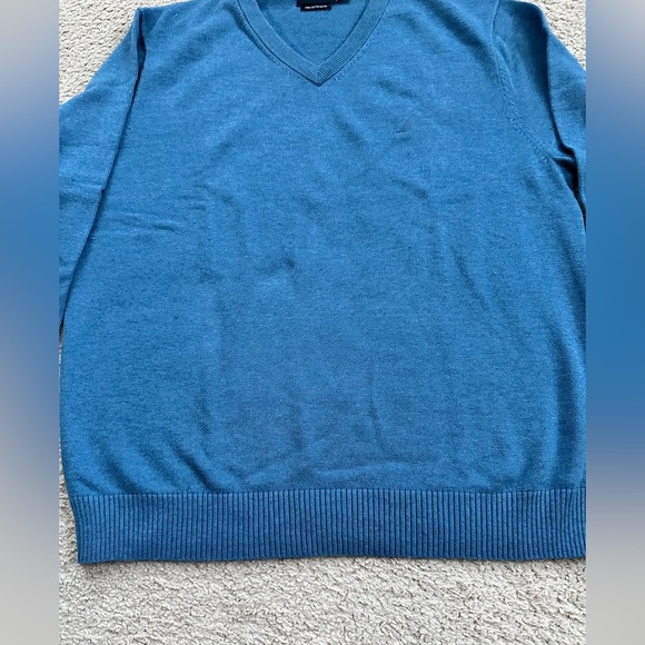 Nautica Men's Pima Cotton Blend V-Neck Pullover Sweater Size XL - Picture 5 of 11